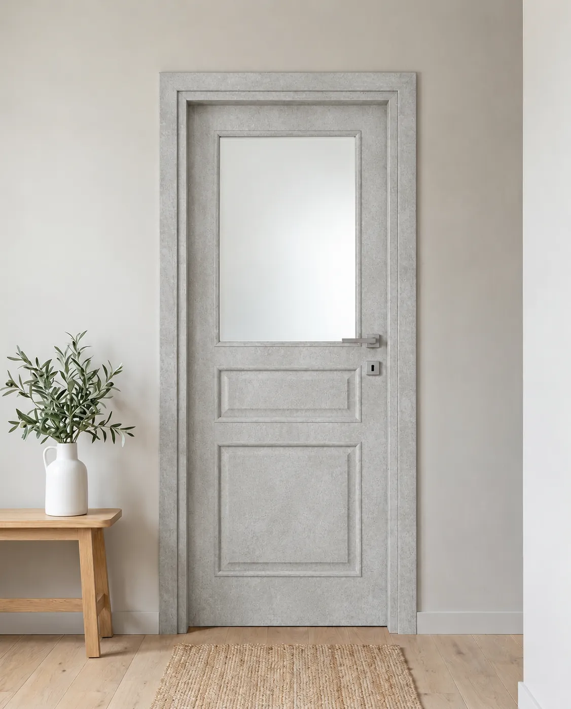 Porta interna laminata TOR-38 in Beton Maloja