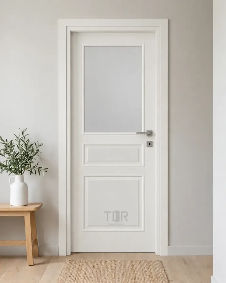 Porta interna laminata TOR-38 in Bianco