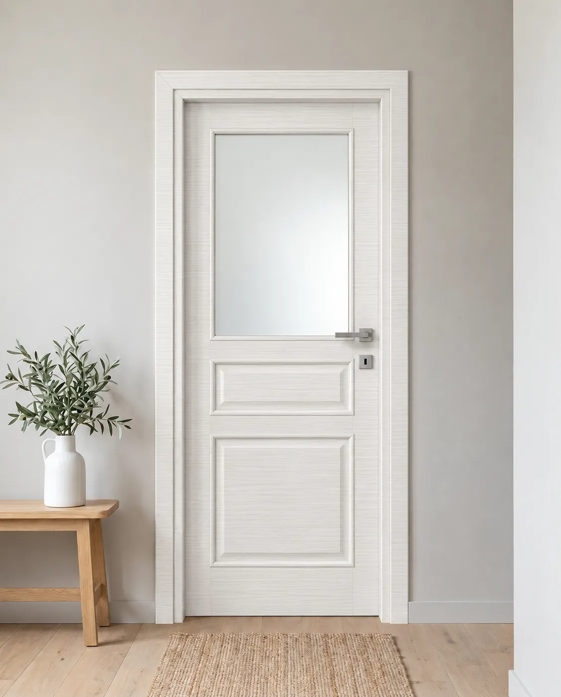 Porta interna laminata TOR-38 in Bianco Matrix
