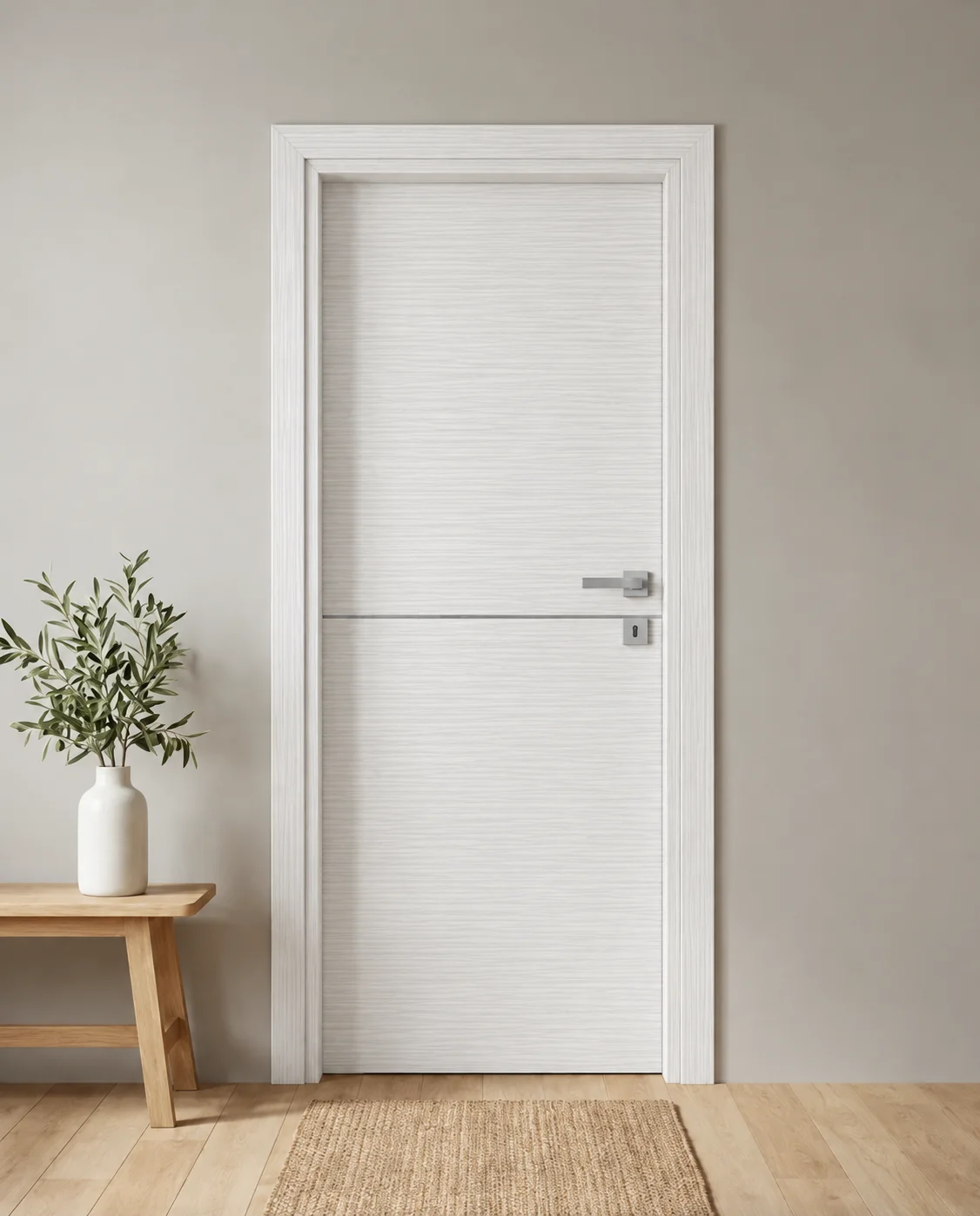 Porta interna laminata TOR-48 in Bianco Matrix