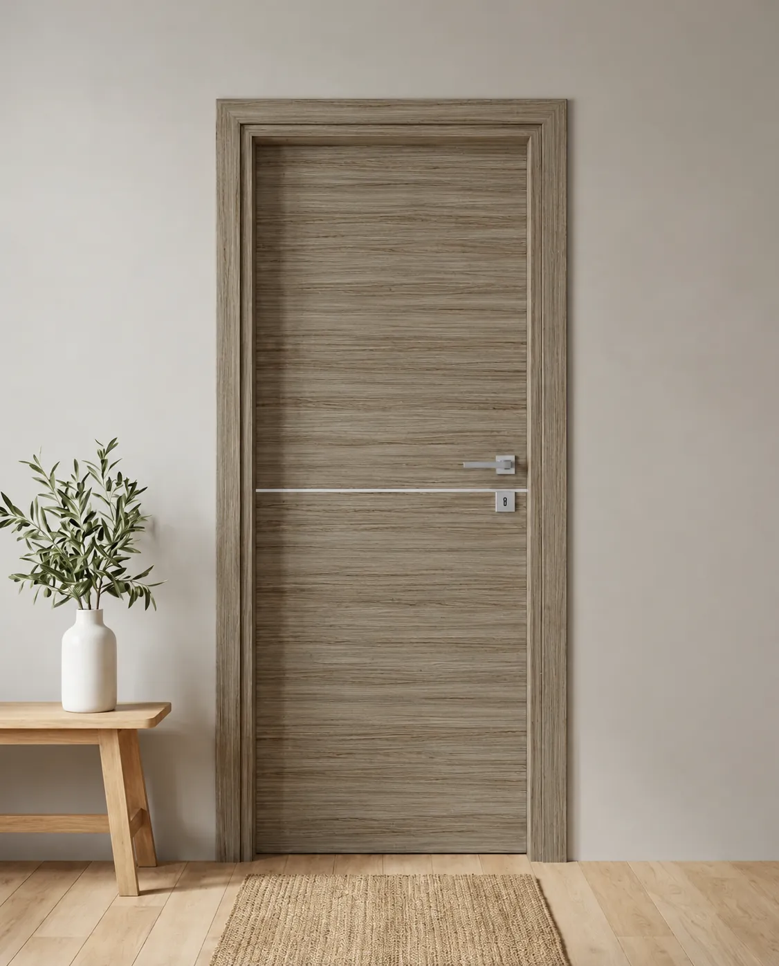 Porta interna laminata TOR-48 in Paliss Grey