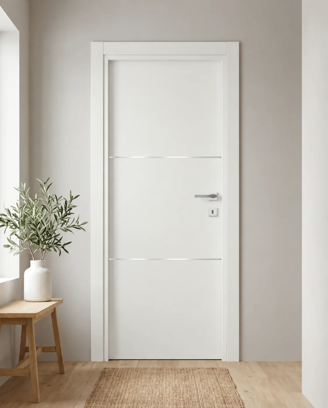 Porta interna laminata TOR-49 in Bianco