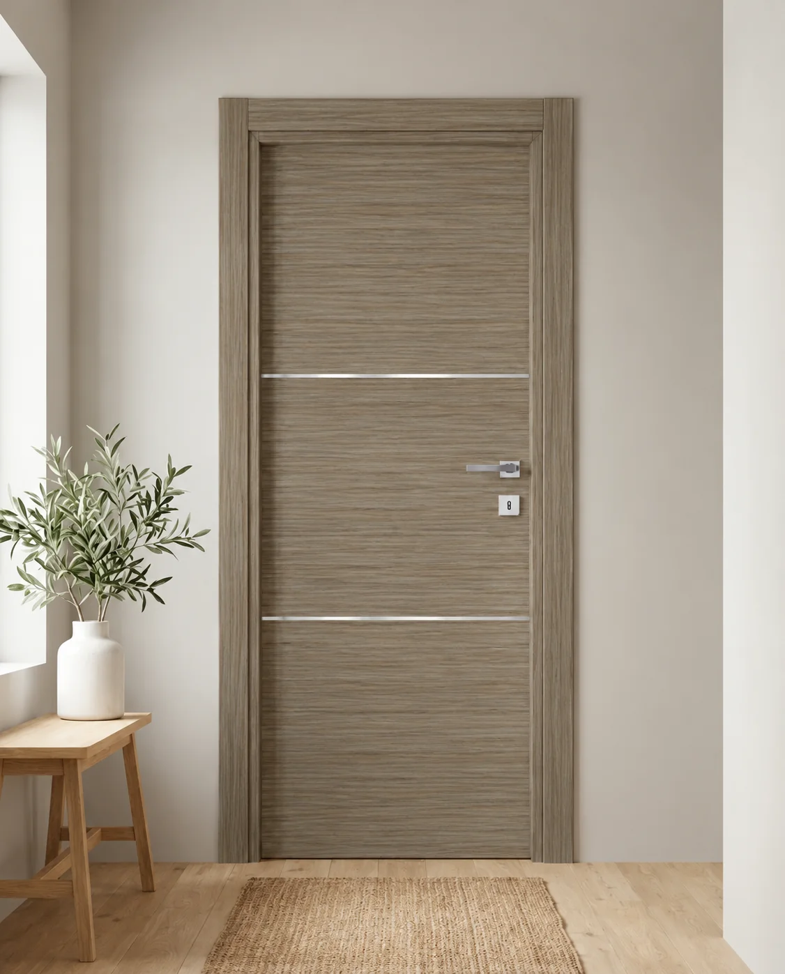 Porta interna laminata TOR-49 in Paliss Grey