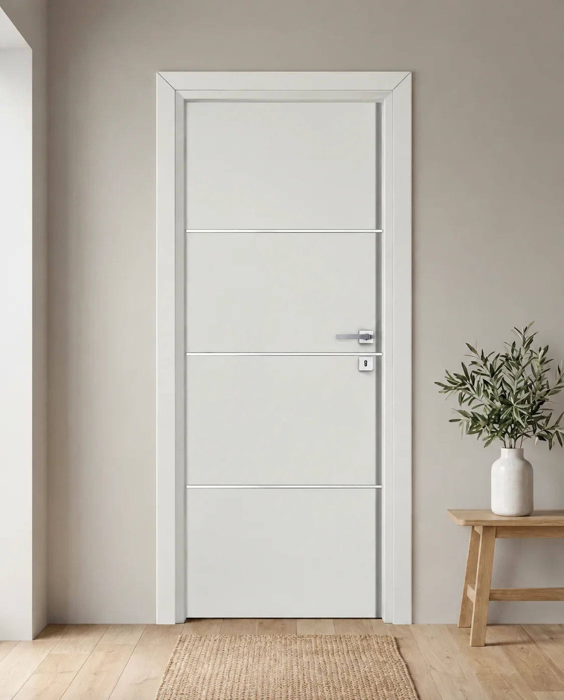 Porta interna laminata TOR-50 in Bianco