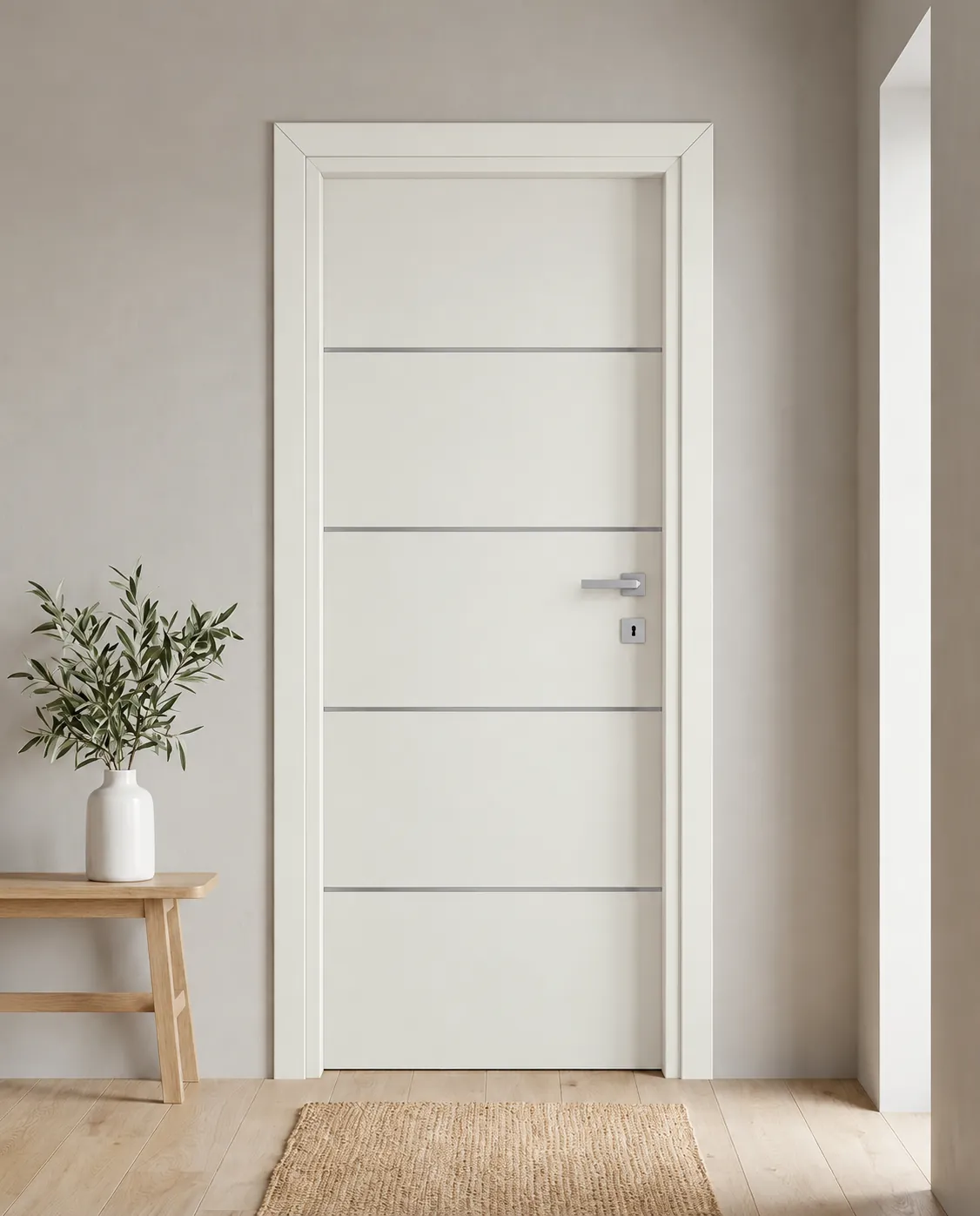 Porta interna laminata TOR-51 in Bianco