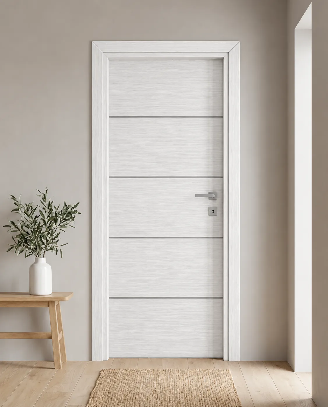 Porta interna laminata TOR-51 in Bianco Matrix