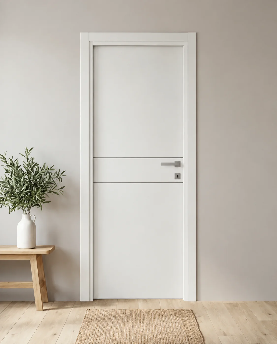 Porta interna laminata TOR-52 in Bianco