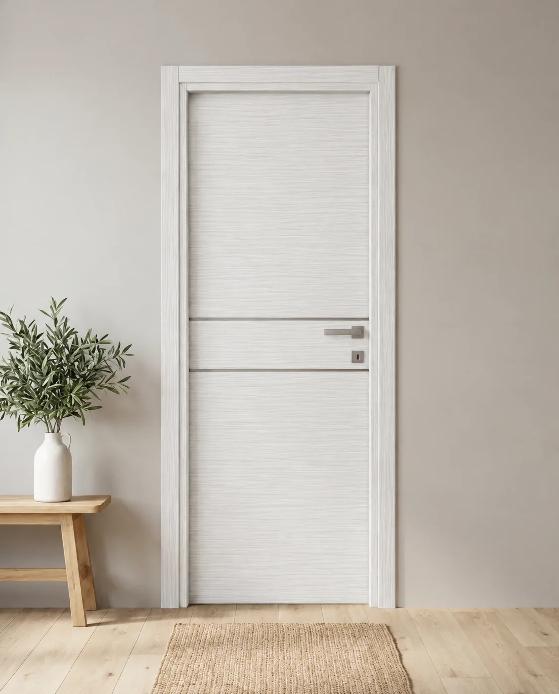 Porta interna laminata TOR-52 in Bianco Matrix