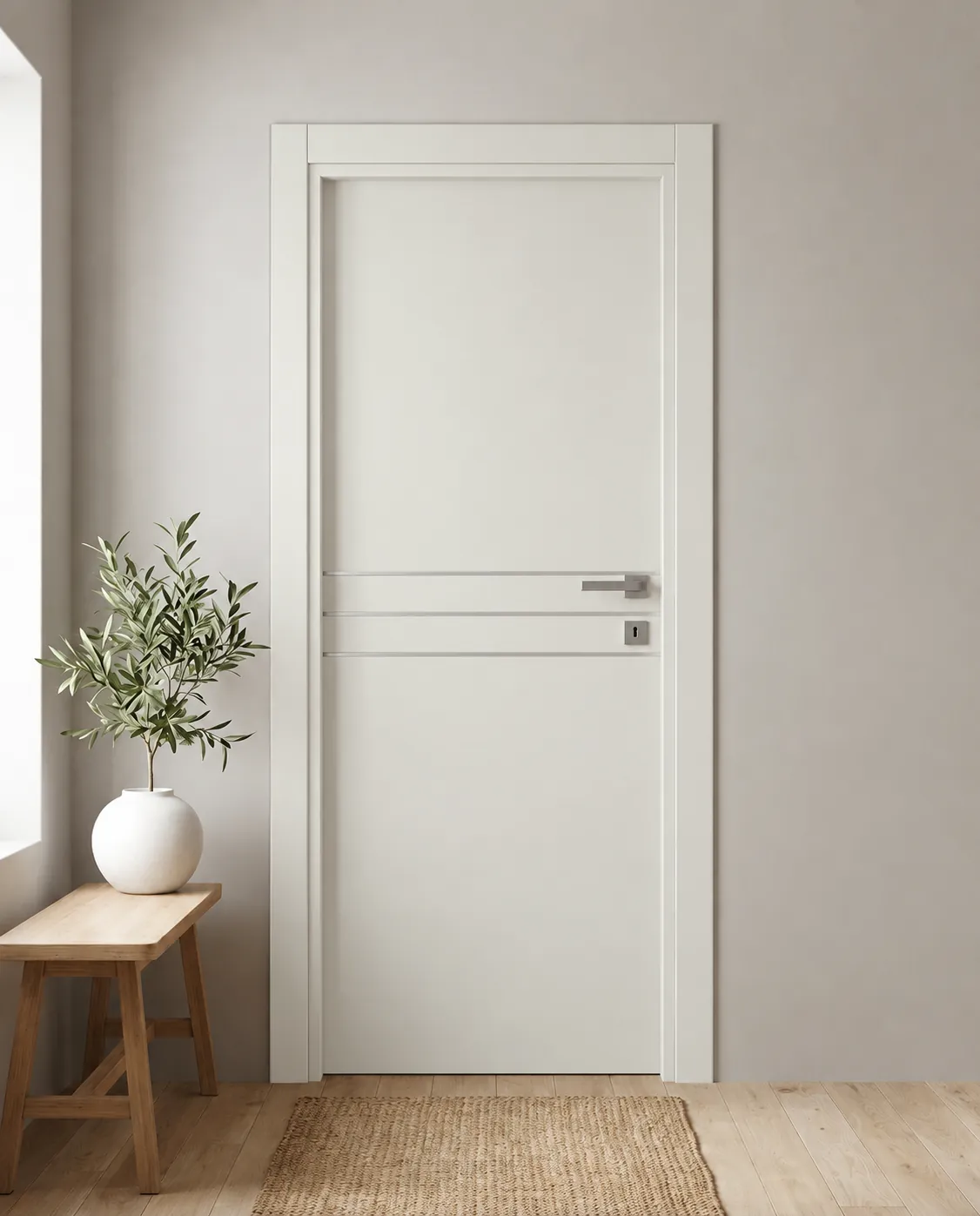 Porta interna laminata TOR-53 in Bianco
