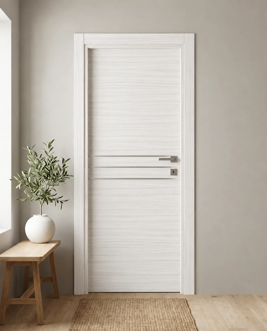 Porta interna laminata TOR-53 in Bianco Matrix