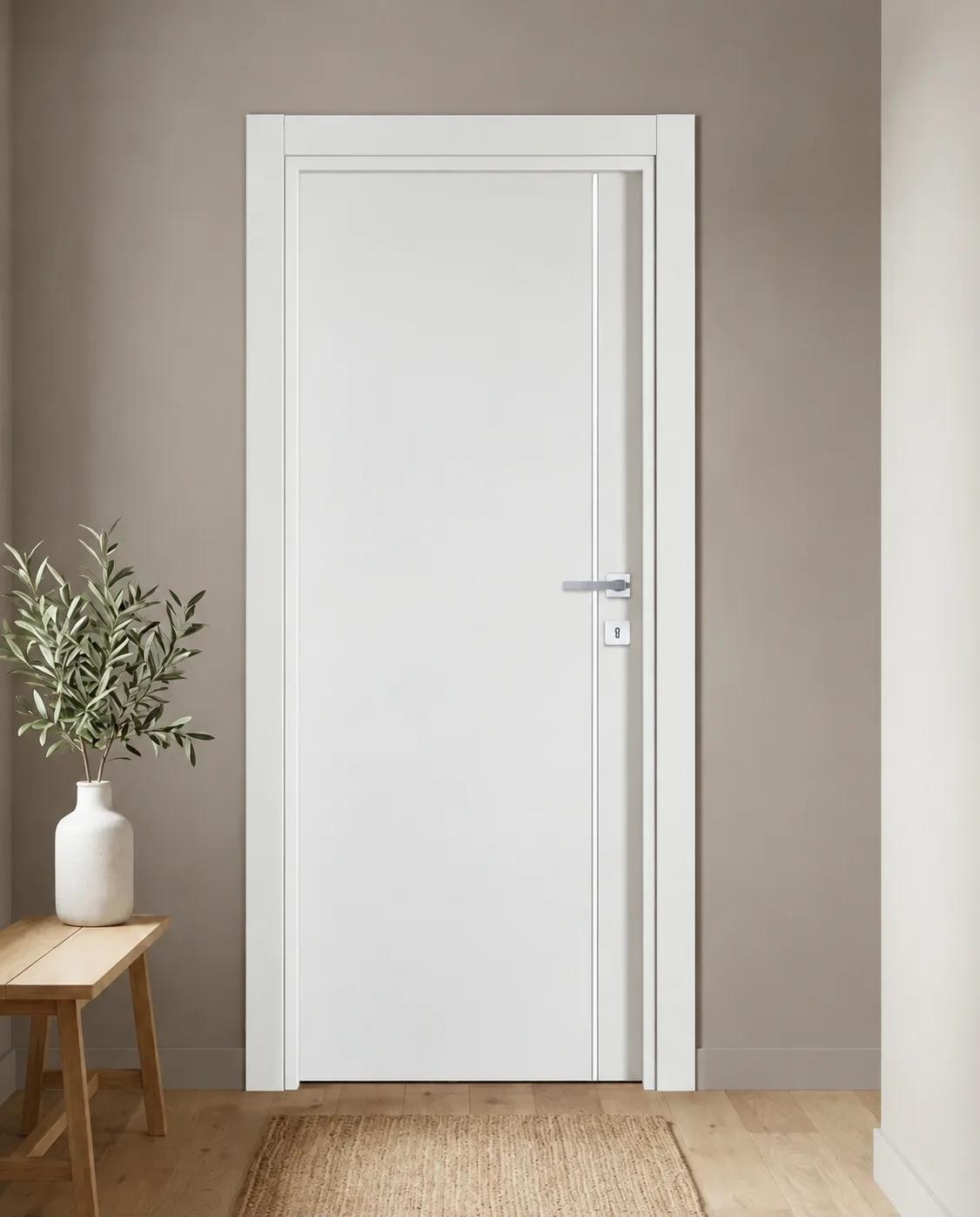 Porta interna laminata TOR-54 in Bianco