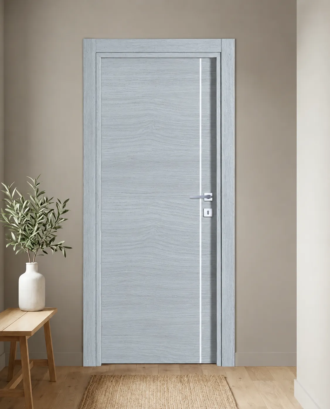Porta interna laminata TOR-54 in Olmo Cenere