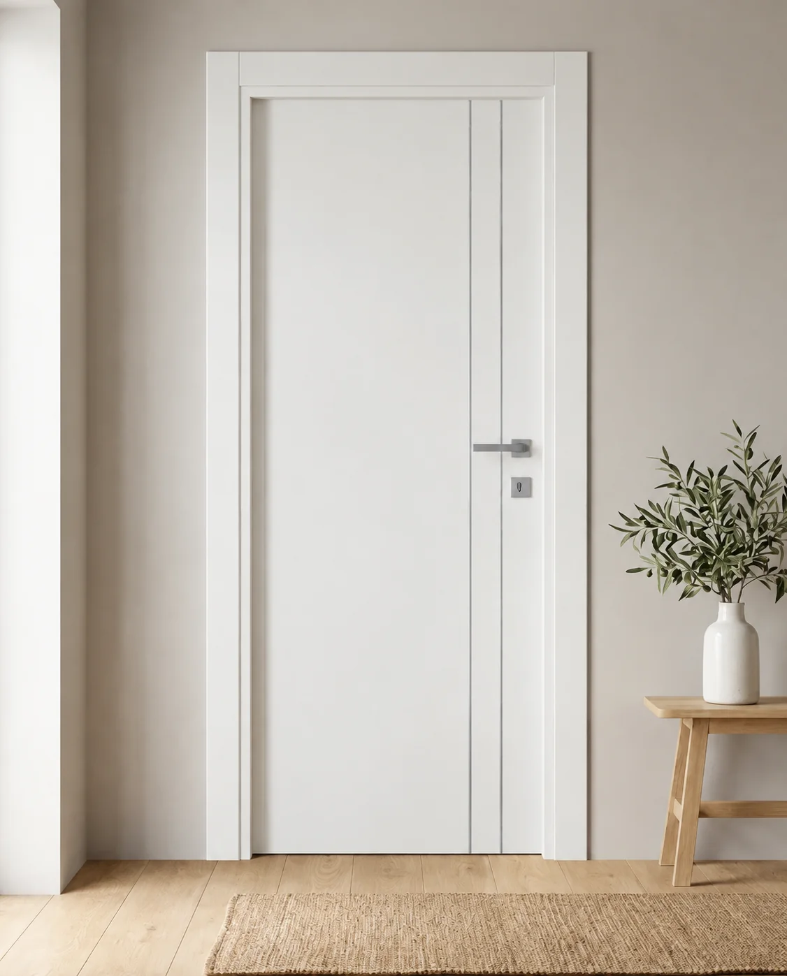 Porta interna laminata TOR-55 in Bianco