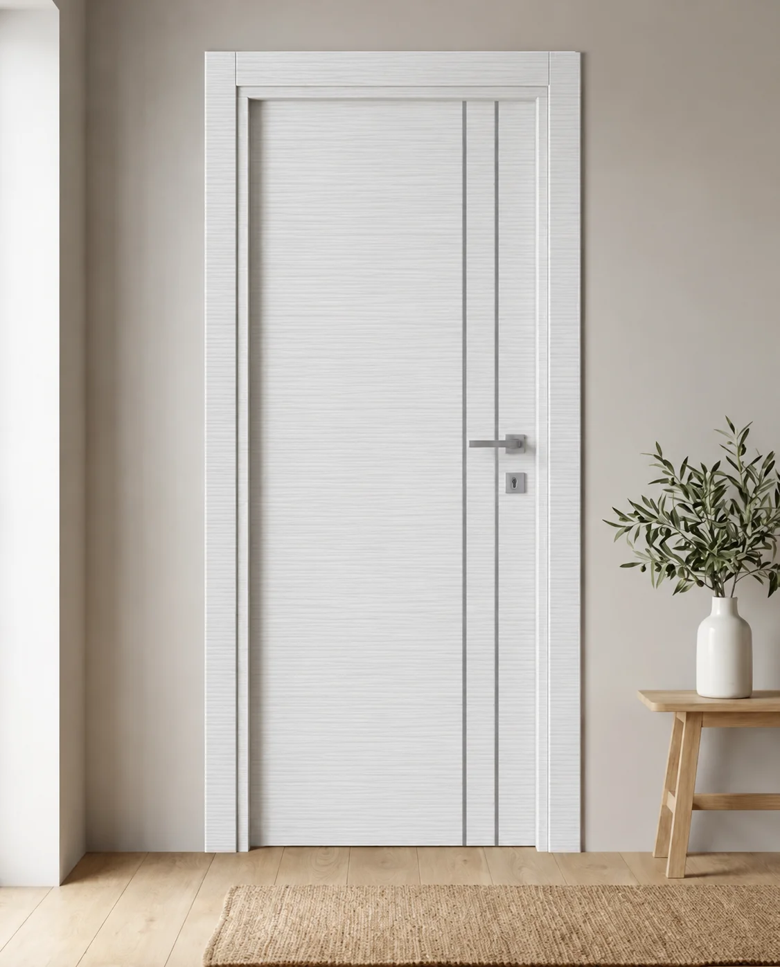 Porta interna laminata TOR-55 in Bianco Matrix