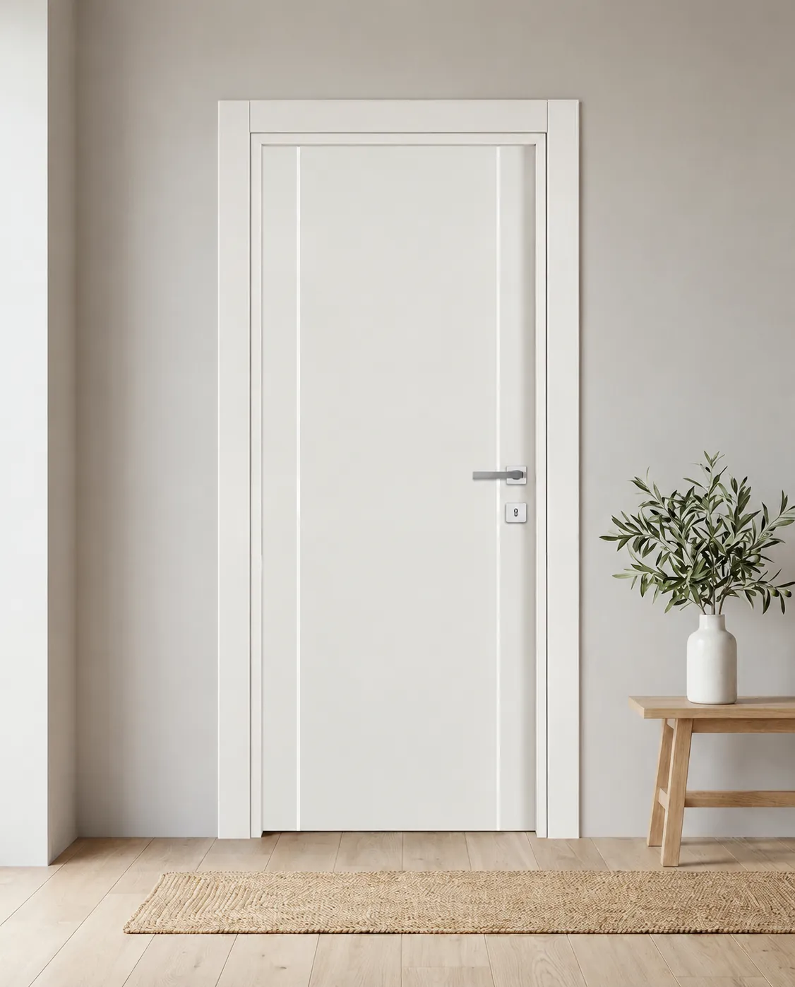 Porta interna laminata TOR-56 in Bianco