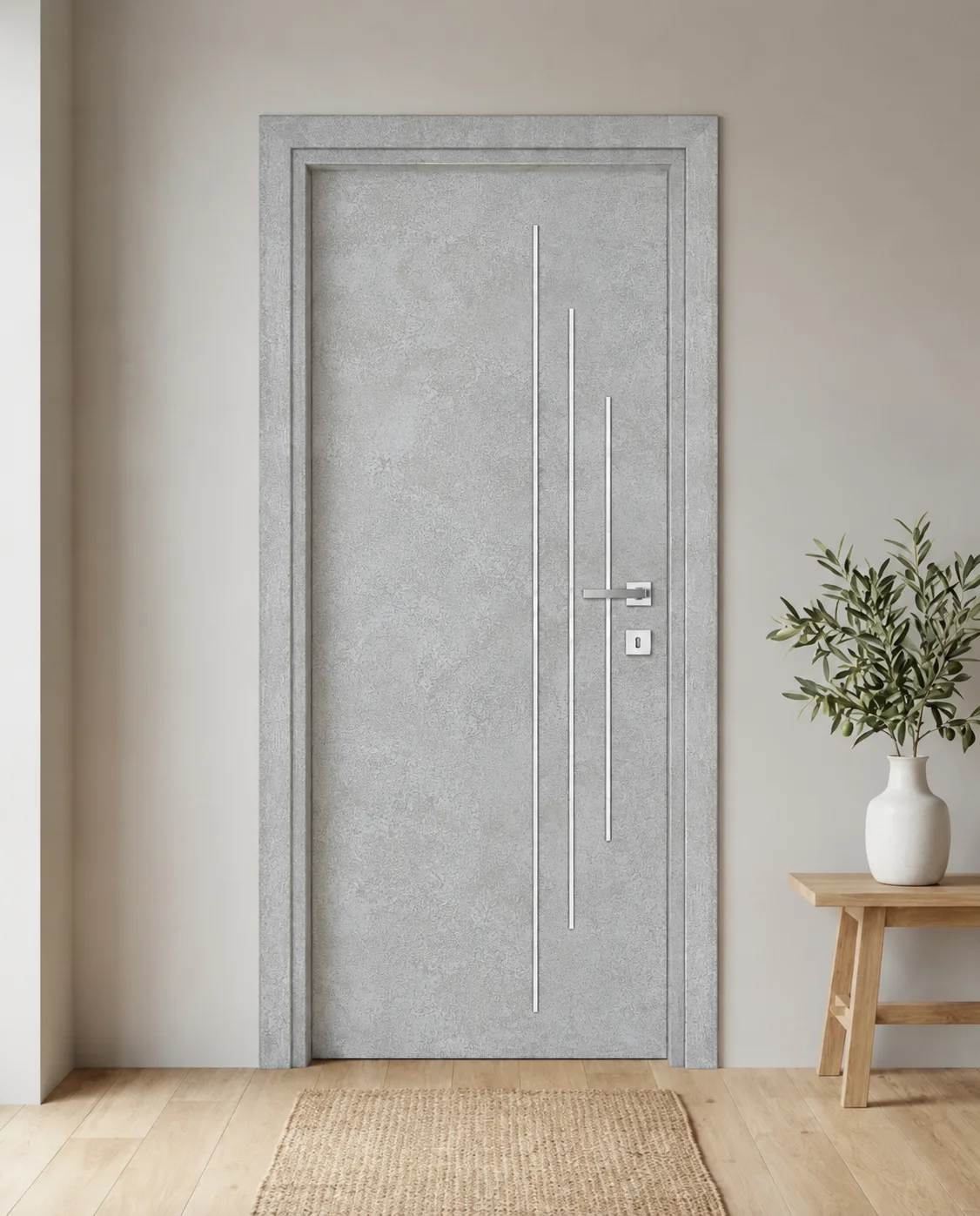 Porta interna laminata TOR-57 in Beton Maloja