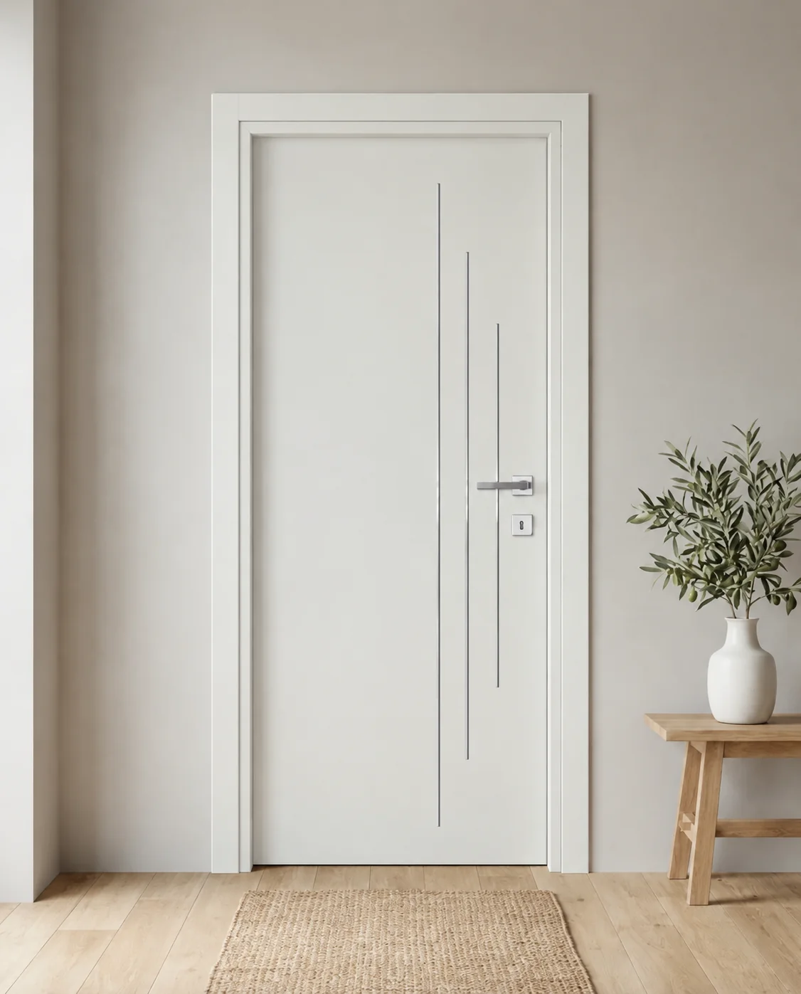 Porta interna laminata TOR-57 in Bianco