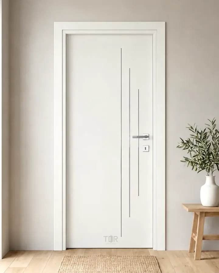 Porta interna laminata TOR-57 in Bianco