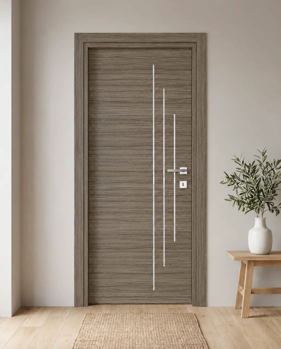 Porta interna laminata TOR-57 in Paliss Grey