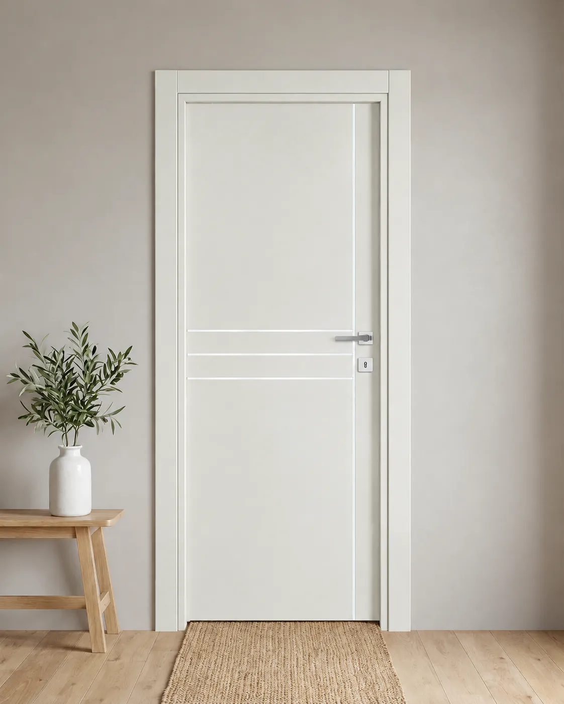 Porta interna laminata TOR-59 in Bianco