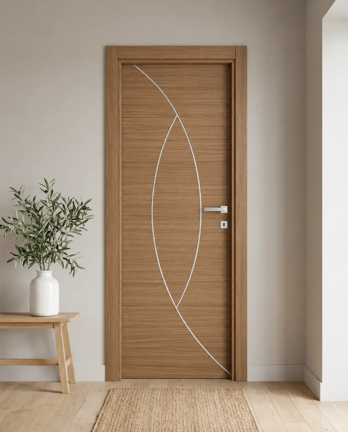 Porta interna laminata TOR-60 in Ciliegio SB