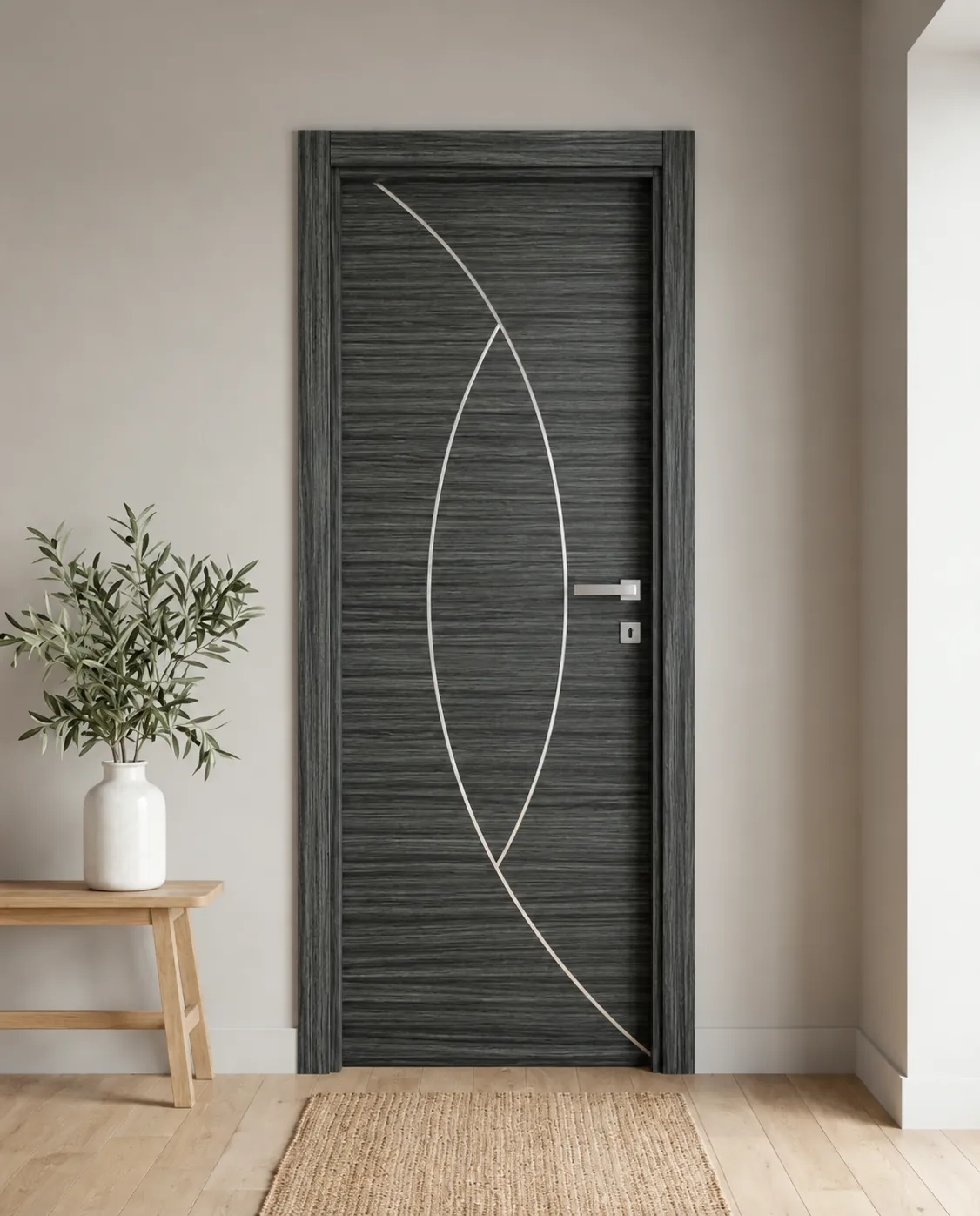 Porta interna laminata TOR-60 in Paliss Blu