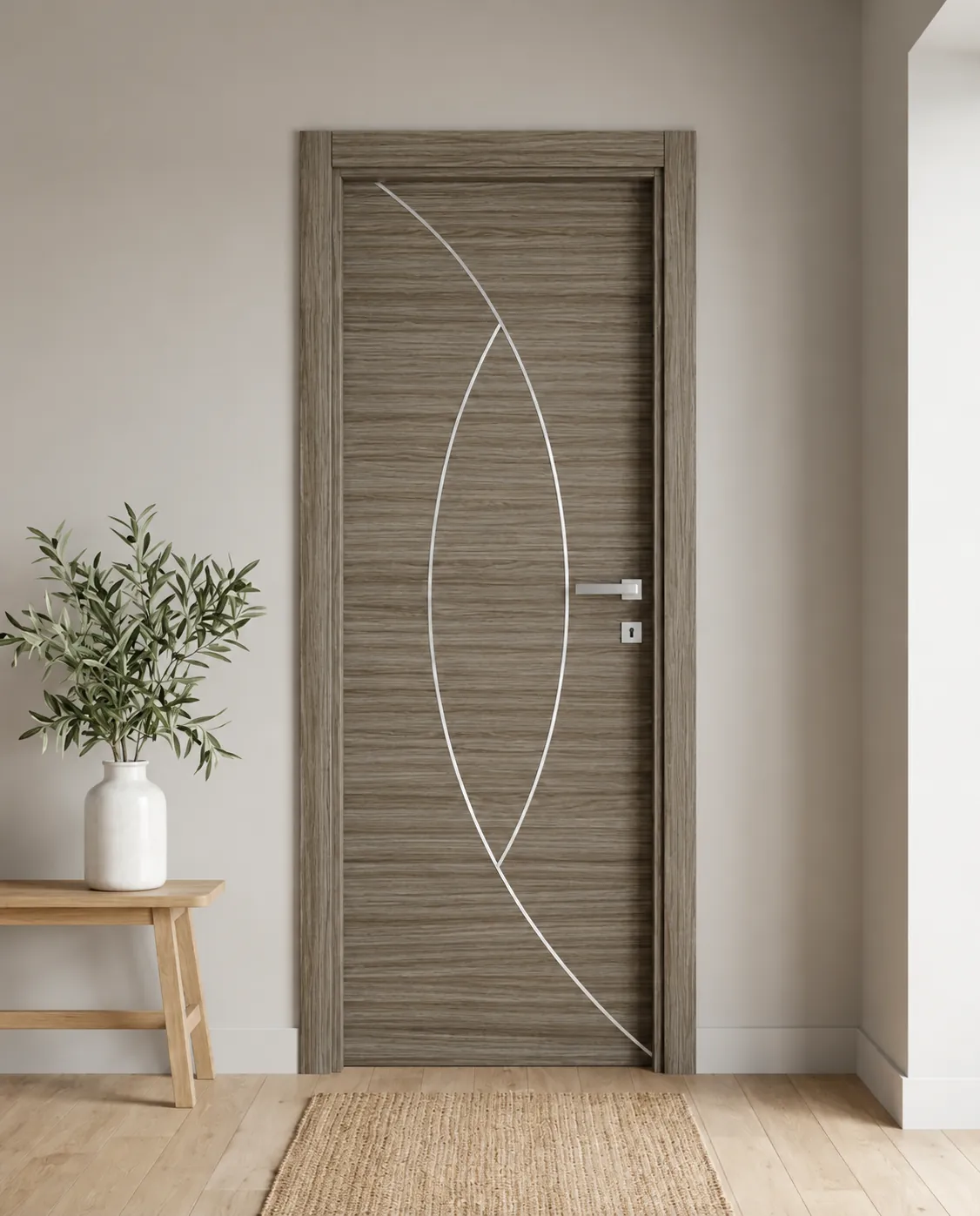 Porta interna laminata TOR-60 in Paliss Grey