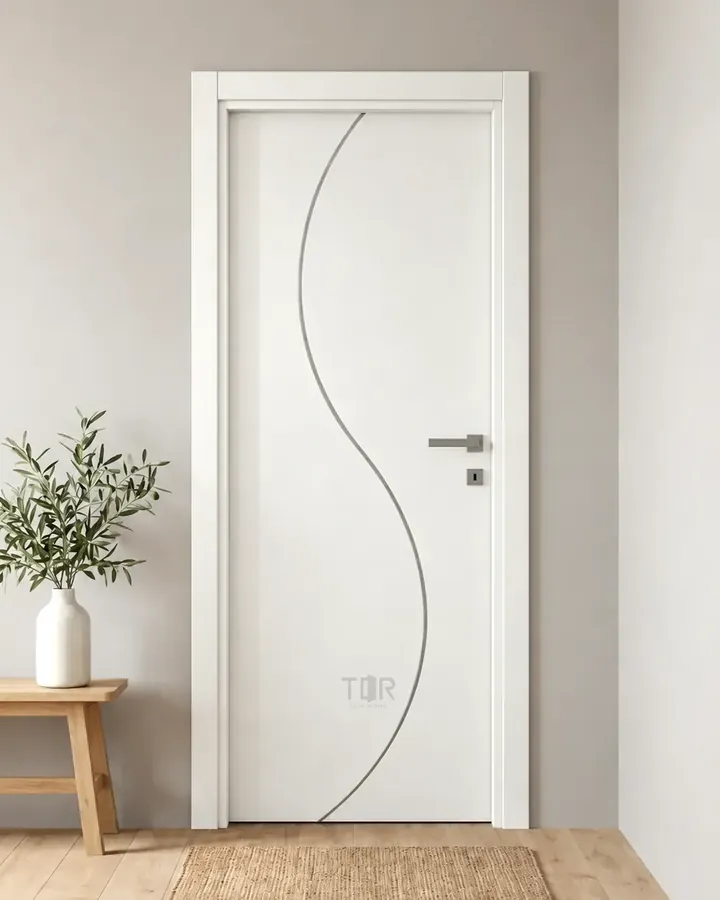 Porta interna laminata TOR-61 in Bianco
