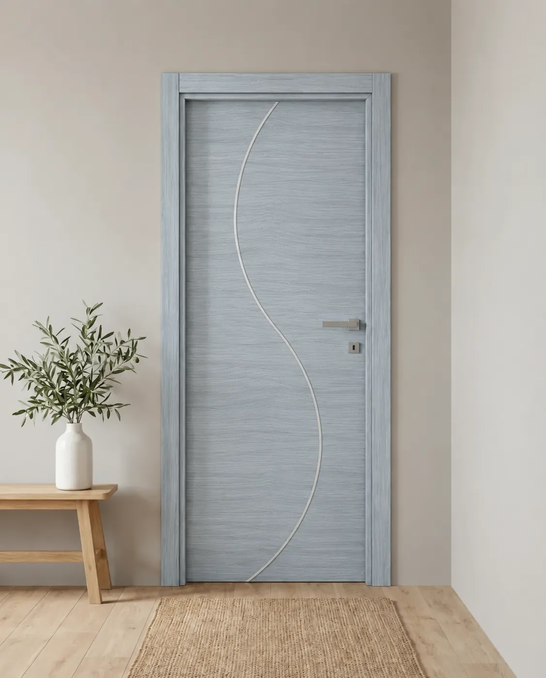 Porta interna laminata TOR-61 in Olmo Cenere