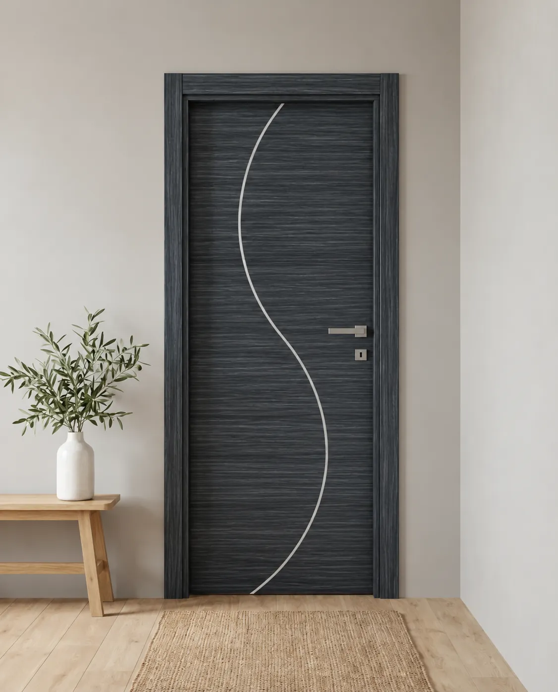Porta interna laminata TOR-61 in Paliss Blu