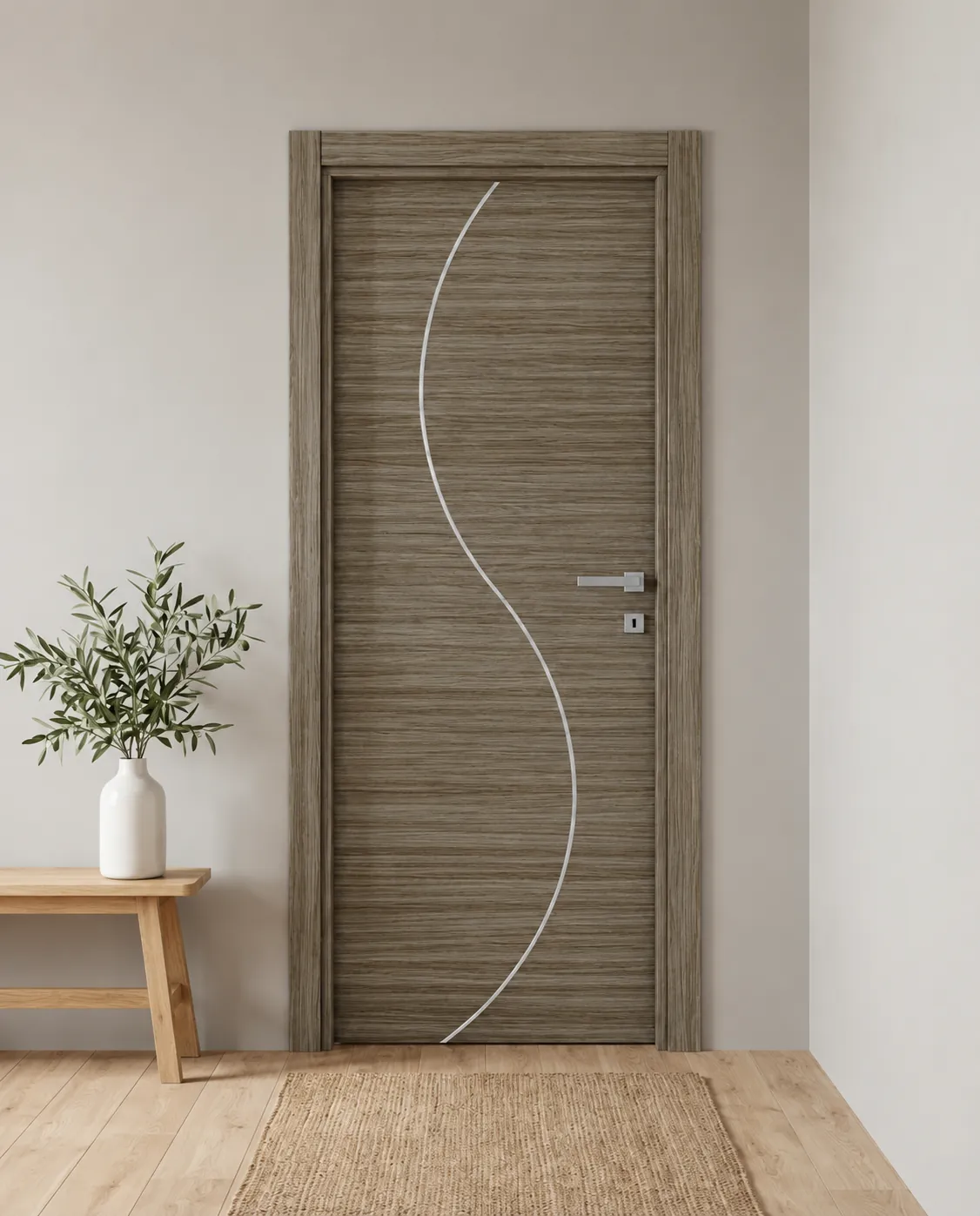Porta interna laminata TOR-61 in Paliss Grey