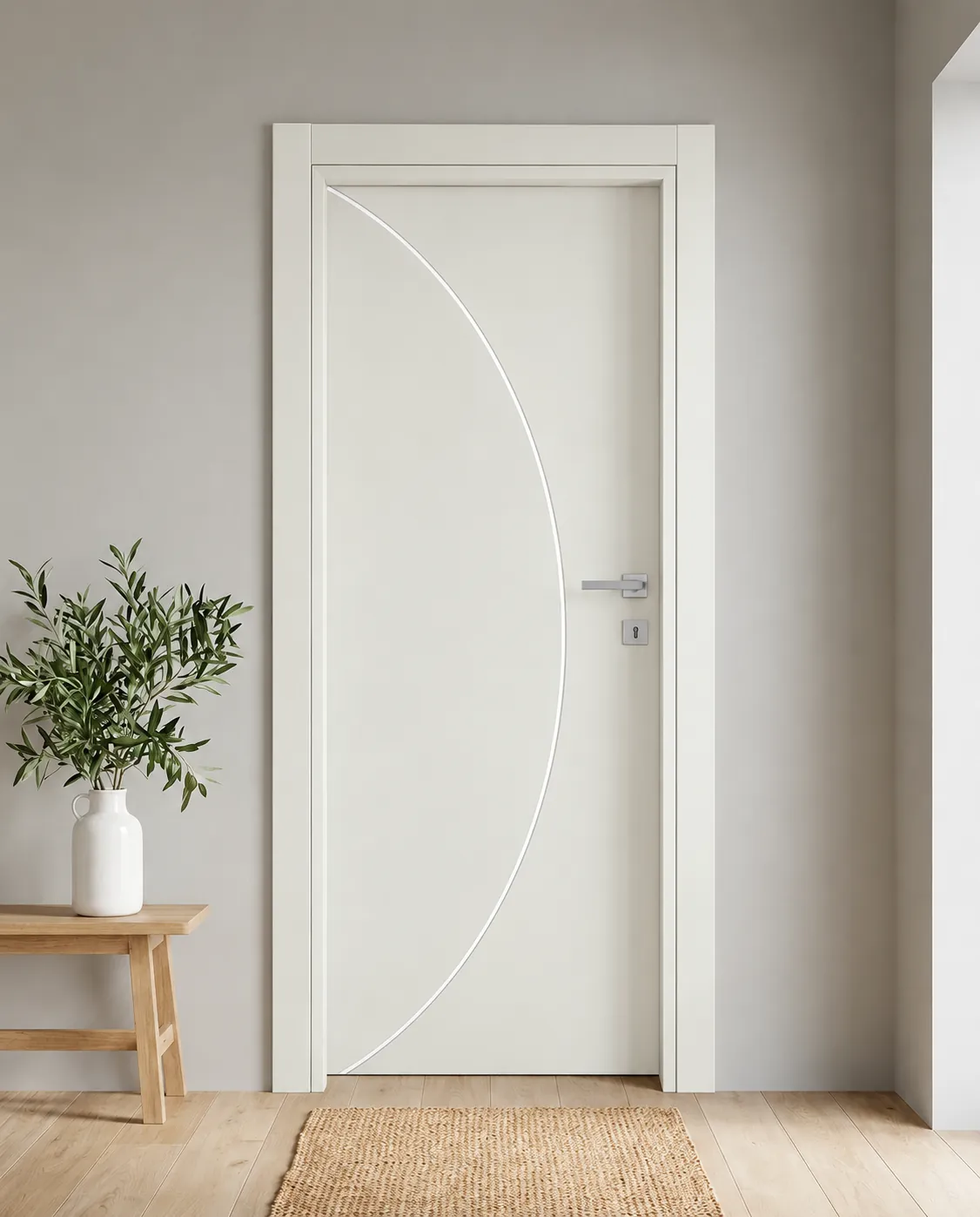 Porta interna laminata TOR-62 in Bianco