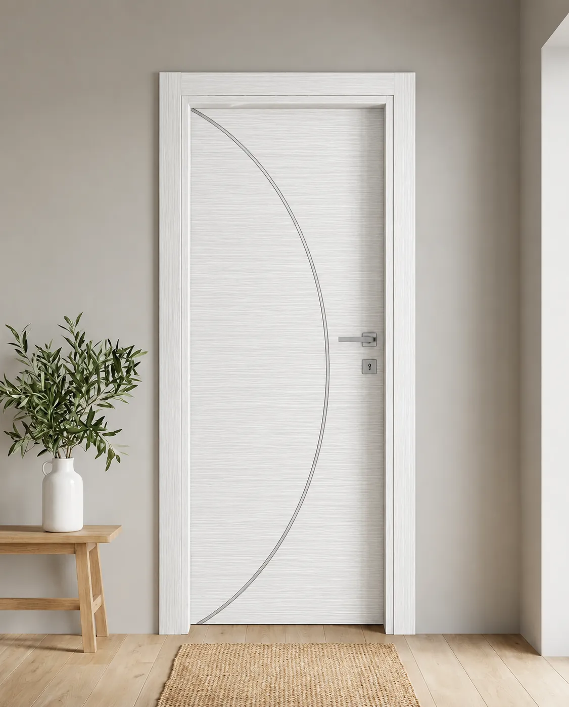 Porta interna laminata TOR-62 in Bianco Matrix
