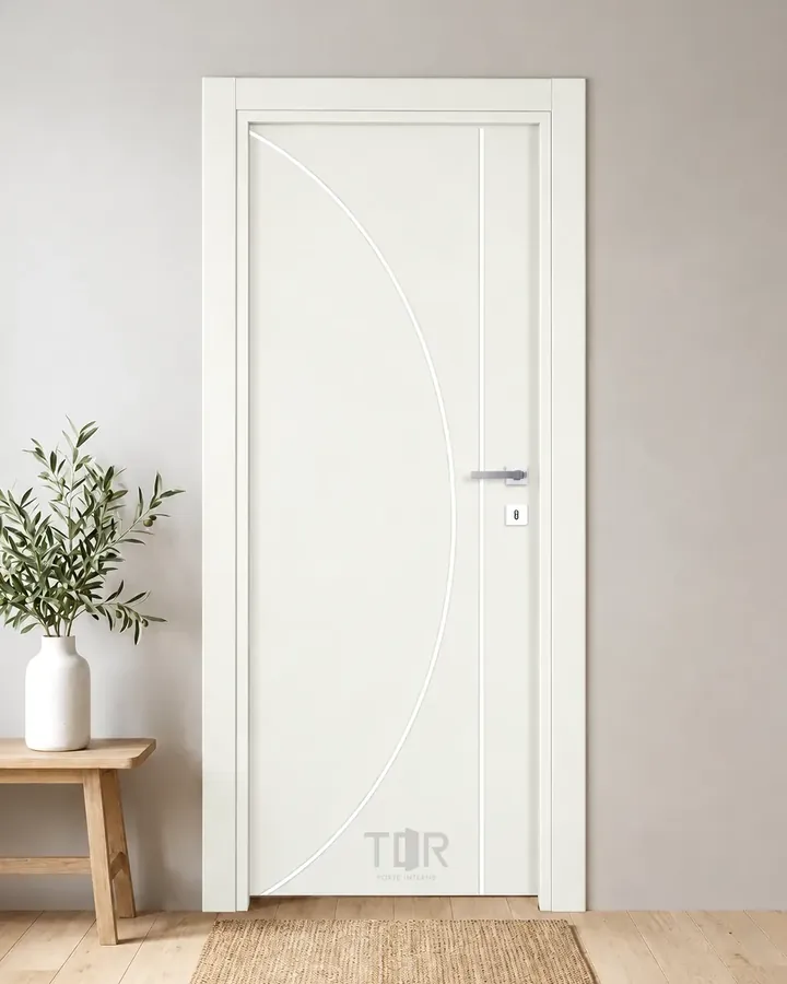 Porta interna laminata TOR-65 in Bianco