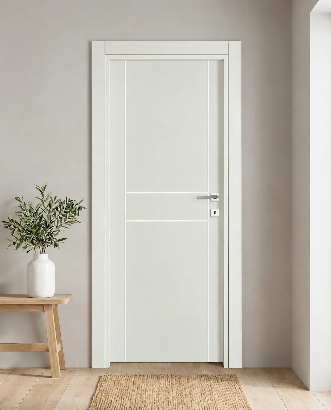 Porta interna laminata TOR-66 in Bianco