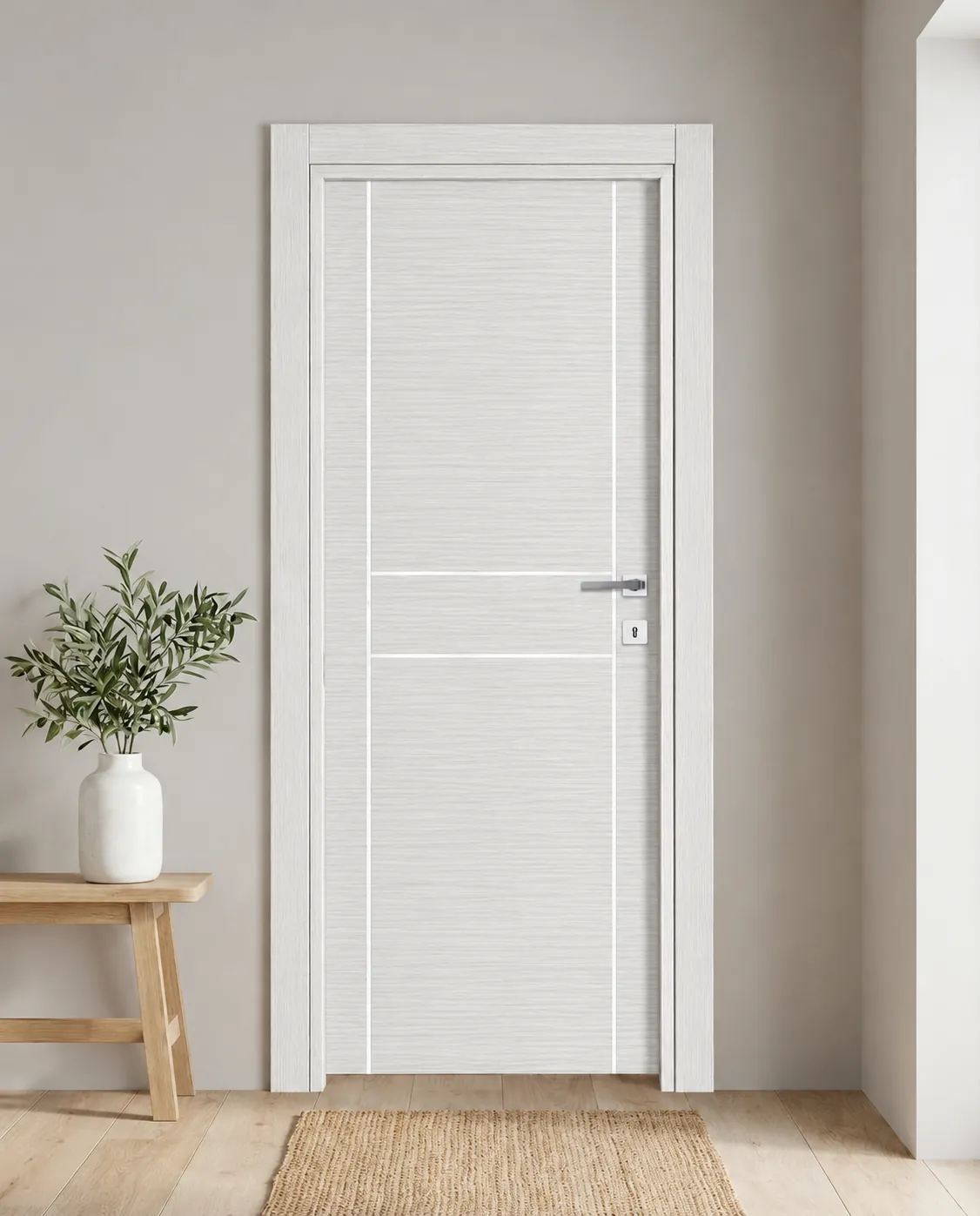 Porta interna laminata TOR-66 in Bianco Matrix