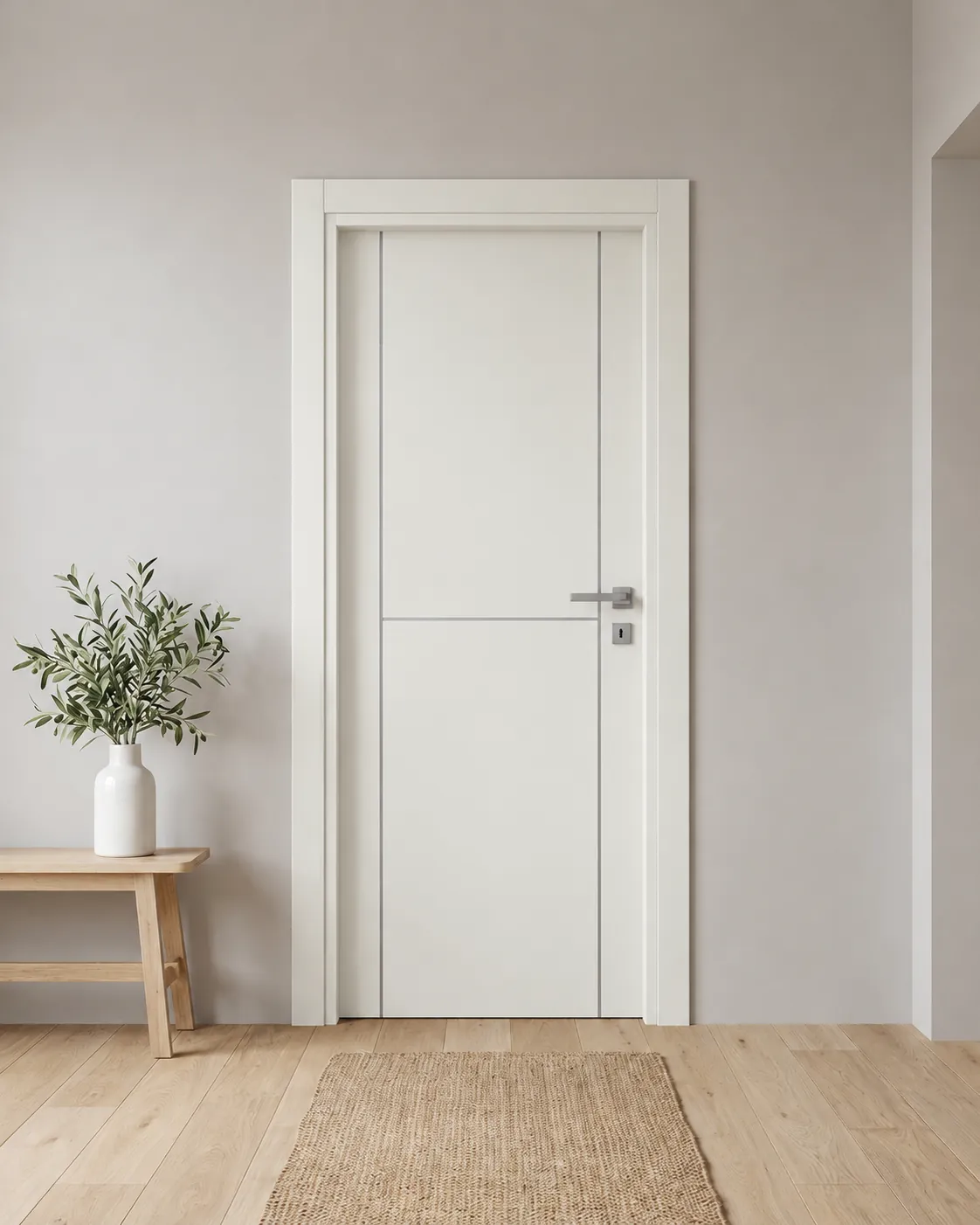 Porta interna laminata TOR-67 in Bianco