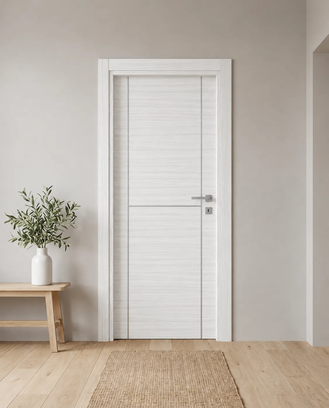 Porta interna laminata TOR-67 in Bianco Matrix