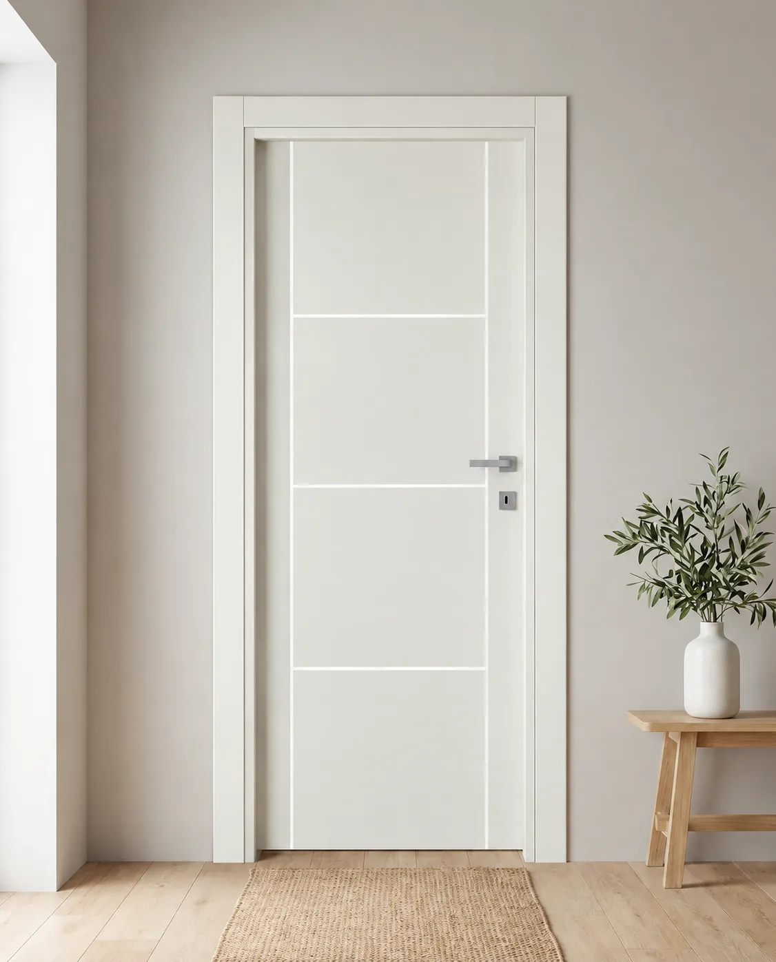 Porta interna laminata TOR-68 in Bianco