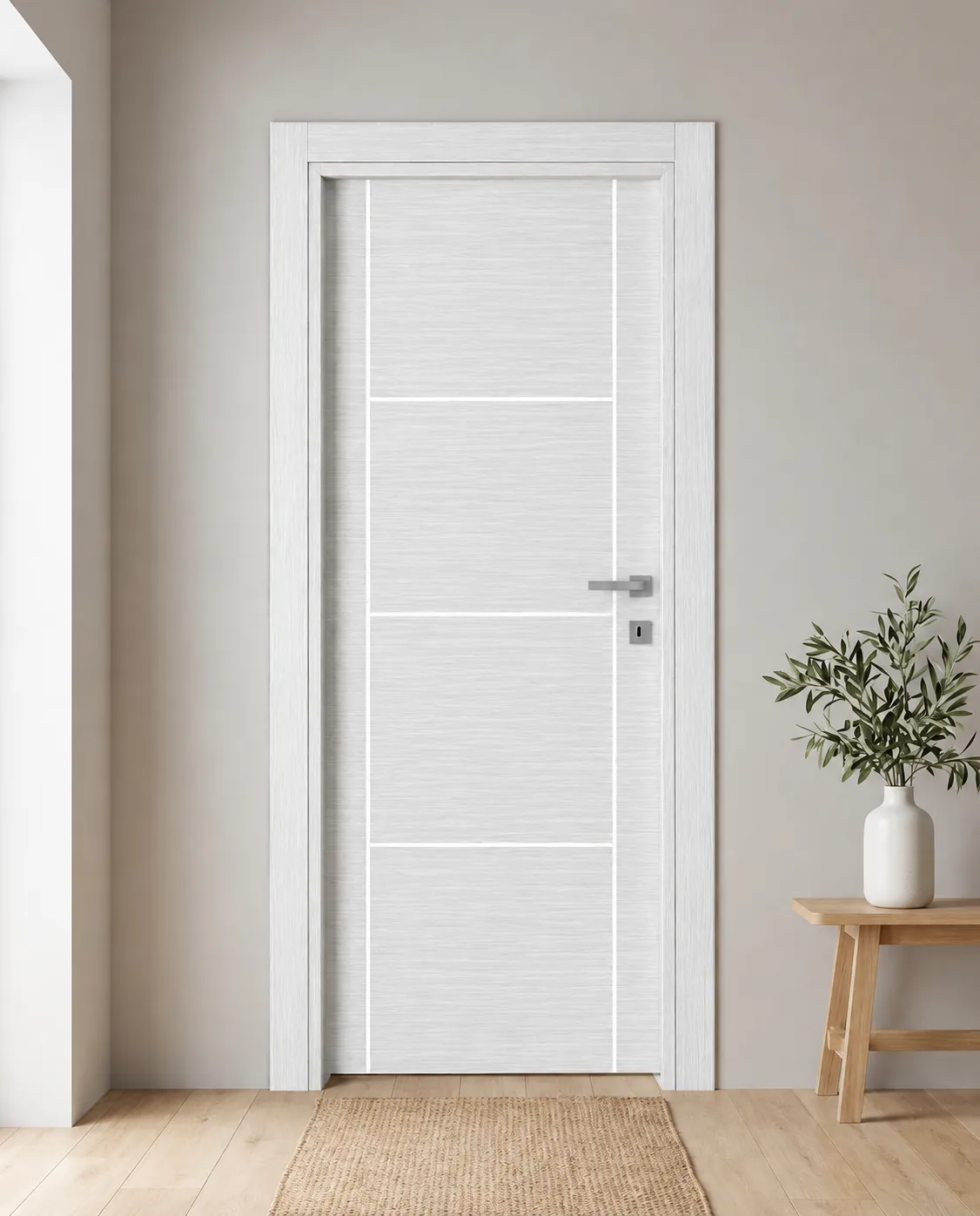 Porta interna laminata TOR-68 in Bianco Matrix