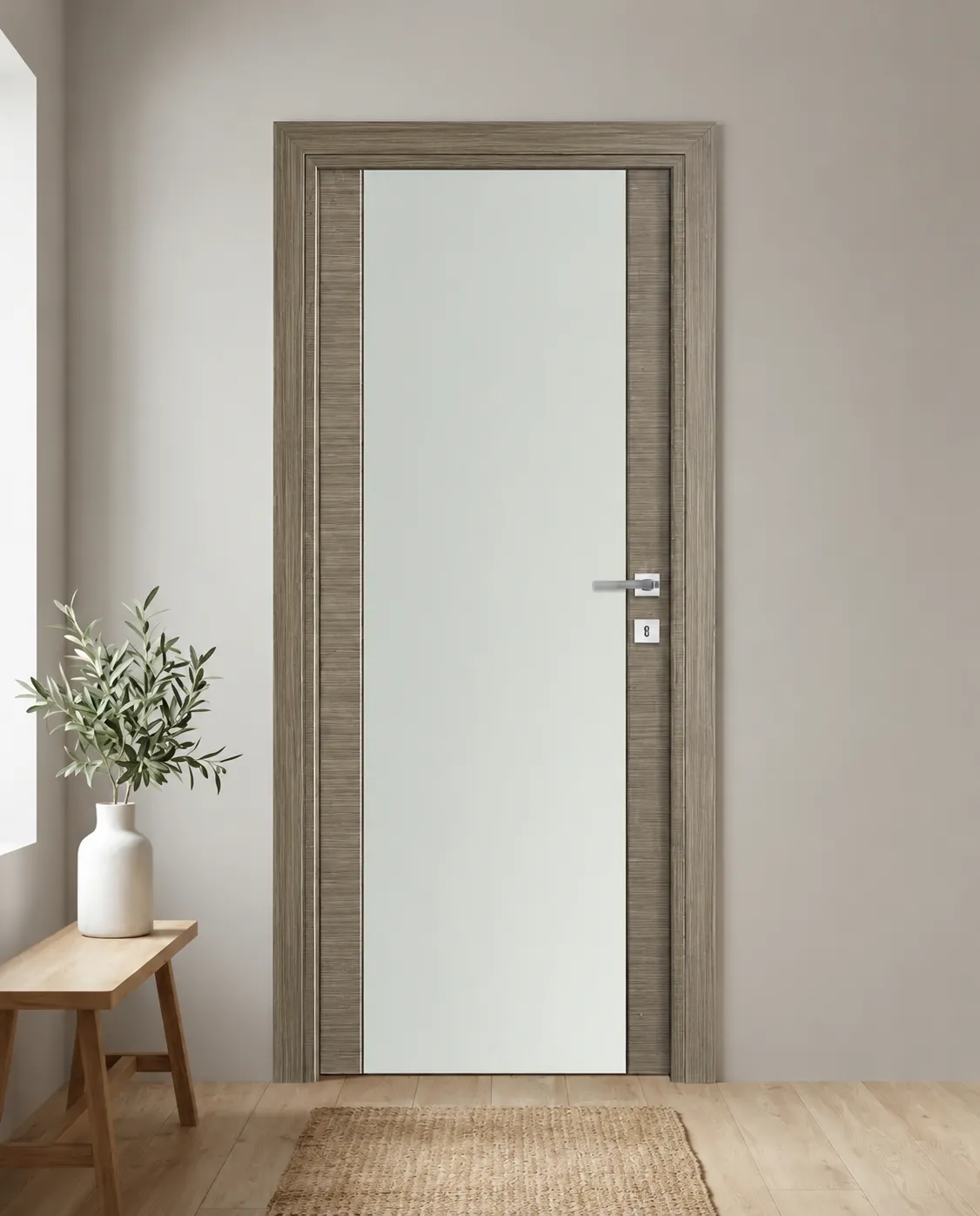 Porta interna laminata TOR-75 in Paliss Grey