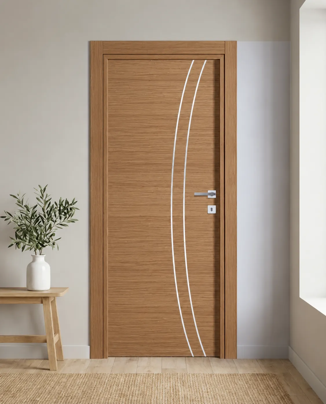 Porta interna laminata TOR-82 in Ciliegio SB