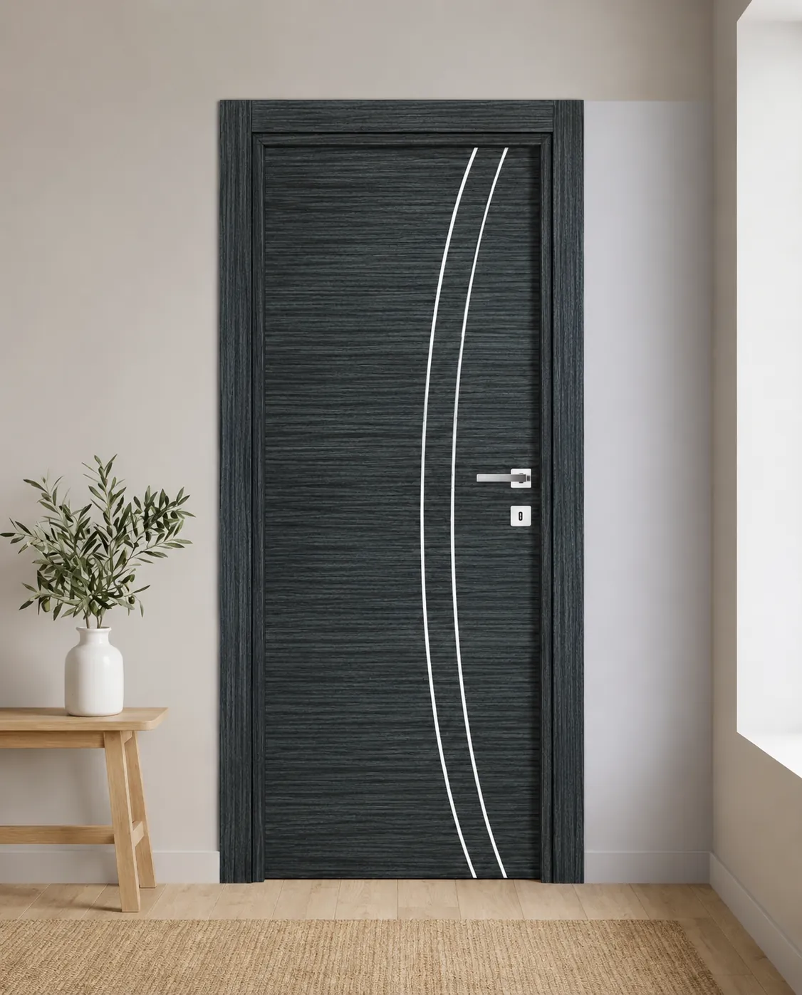 Porta interna laminata TOR-82 in Paliss Blu