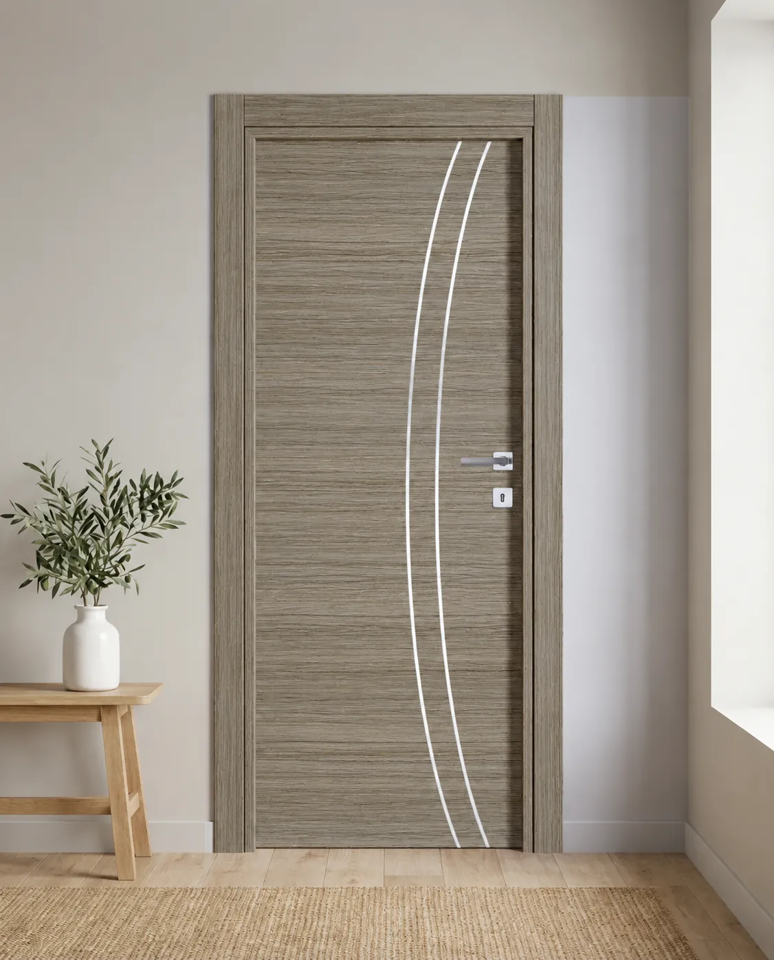 Porta interna laminata TOR-82 in Paliss Grey