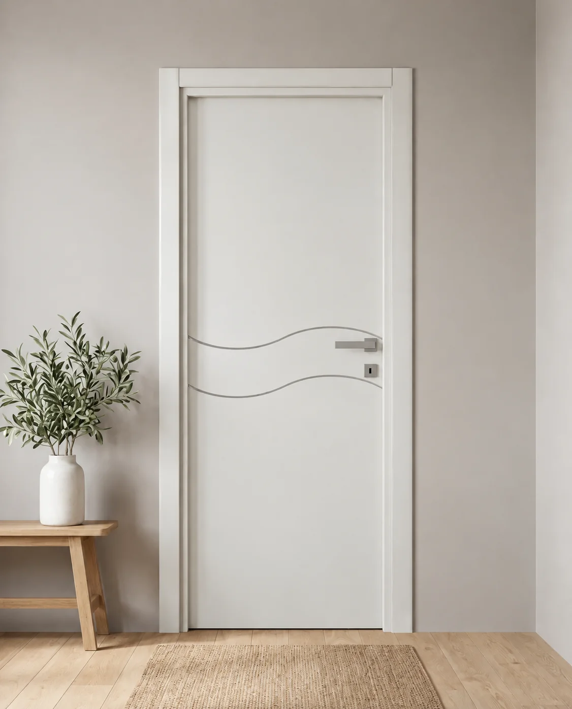 Porta interna laminata TOR-83 in Bianco