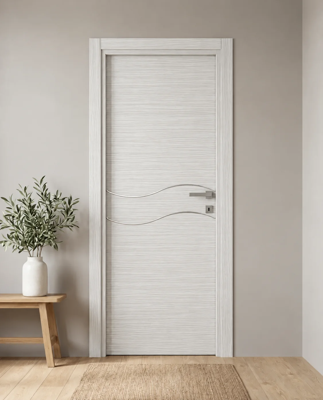 Porta interna laminata TOR-83 in Bianco Matrix
