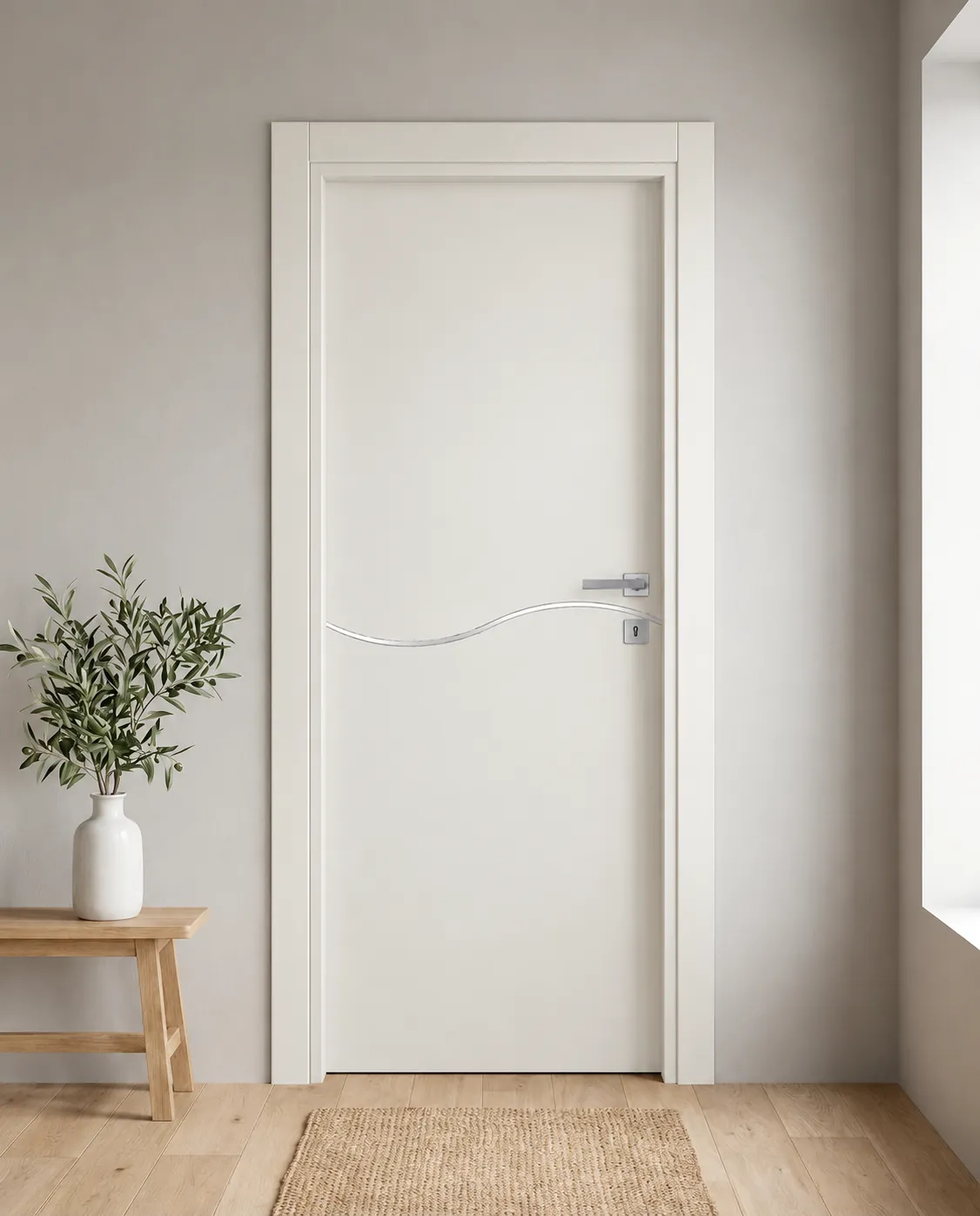 Porta interna laminata TOR-84 in Bianco