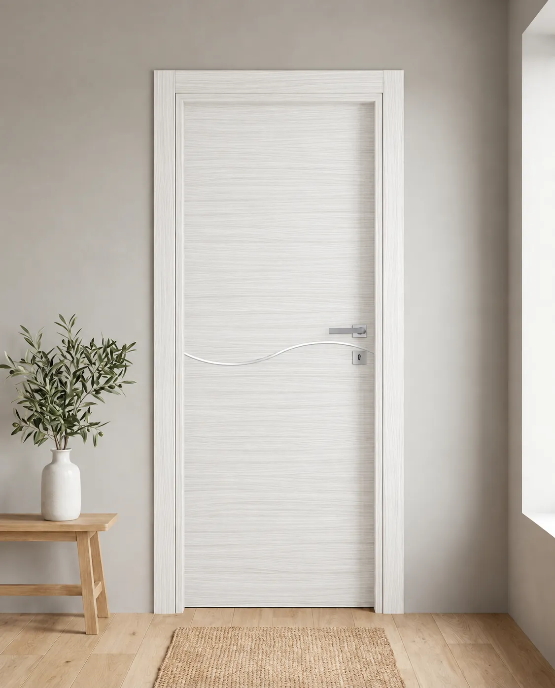 Porta interna laminata TOR-84 in Bianco Matrix