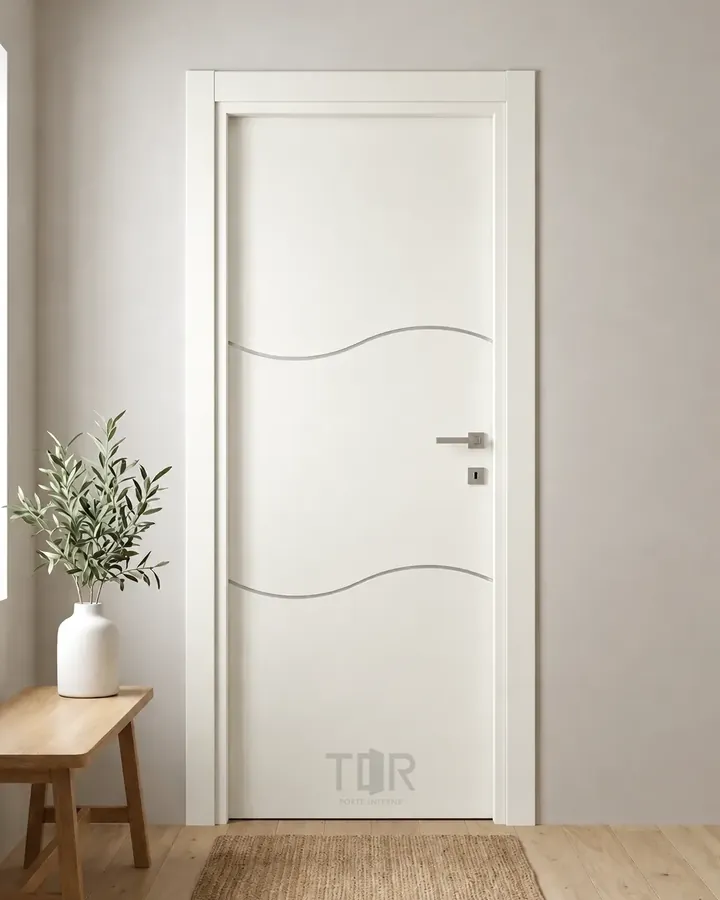Porta interna laminata TOR-85 in Bianco