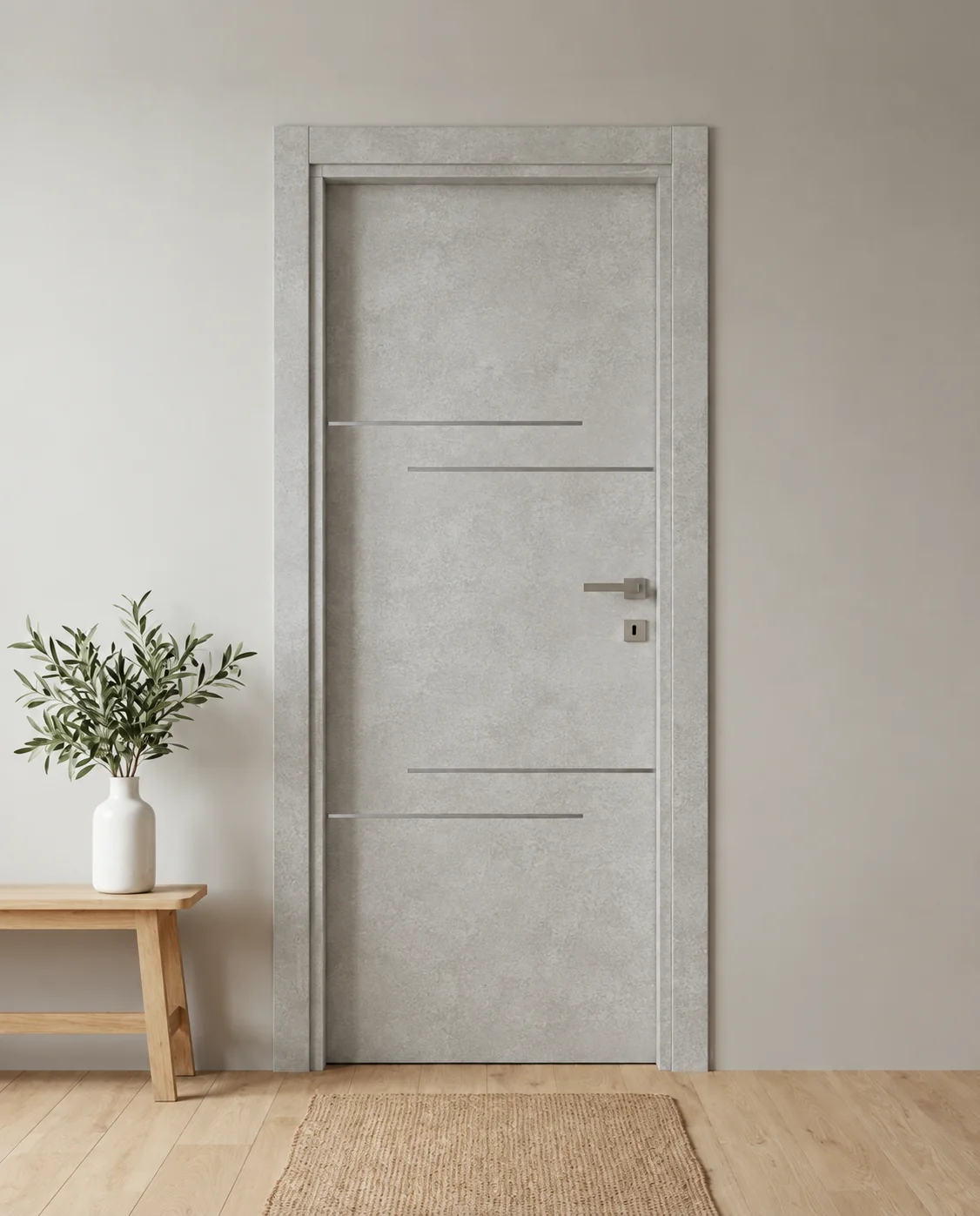 Porta interna laminata TOR-86 in Beton Maloja